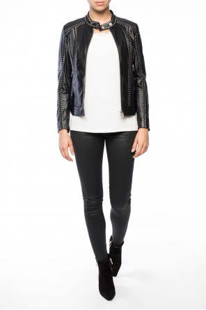Leather jacket with studs, zdjęcie 2 Leather jacket with studs od Diesel